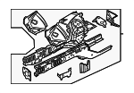C2Z24481 - Body: Apron/Rail Assembly for Jaguar Image