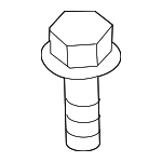 284172F000 - Exhaust: Converter Shield Bolt for Kia: Cadenza, Carnival, Forte, Forte Koup, K4, K5, K900, Niro, Niro EV, Optima, Rio, Rondo, Sedona, Seltos, Sorento, Soul, Sportage, Stinger, Telluride Image