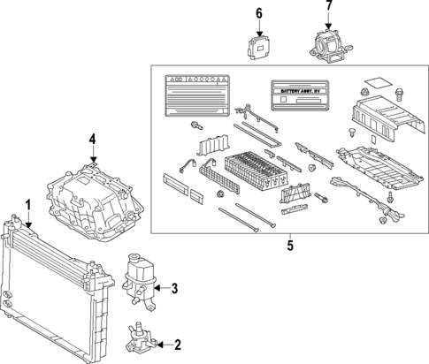 Battery for 2021 Toyota Prius Prime #0