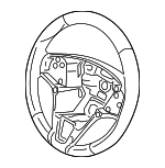 31377556 - Steering: Steering Wheel for Volvo: S60, V60, XC60 Image