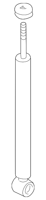 1J0513025DA - : Suspension Shock Absorber for Volkswagen: Beetle, Golf, Jetta Image