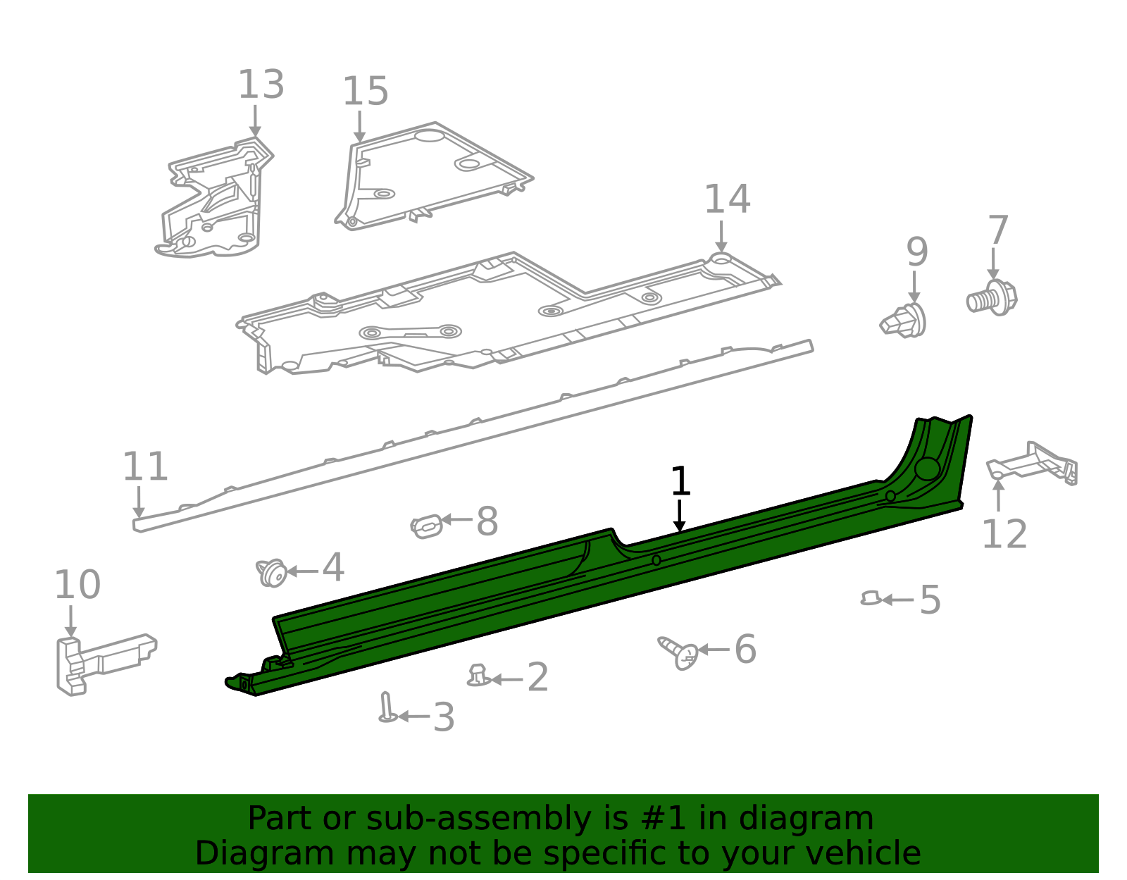 75851-08903 - Rocker Panel Guard 2021-2025 Toyota Sienna | Longo