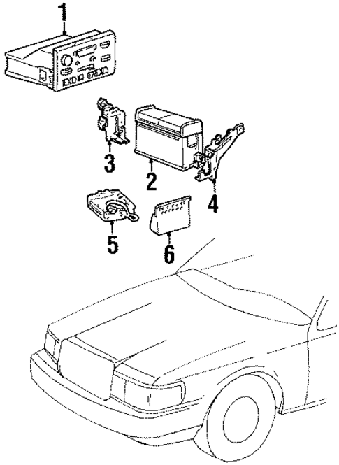 Sound System for 2001 Lincoln Town Car #0