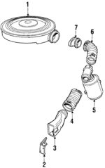 25043279 - Engine: Air Cleaner for GM Image