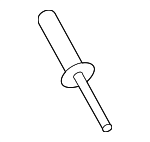 PAF038501 - Body: Lower Trim Rivet for Porsche Image
