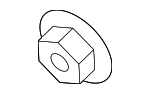 N91242501 - Body: Inner Bracket Nut for Porsche Image