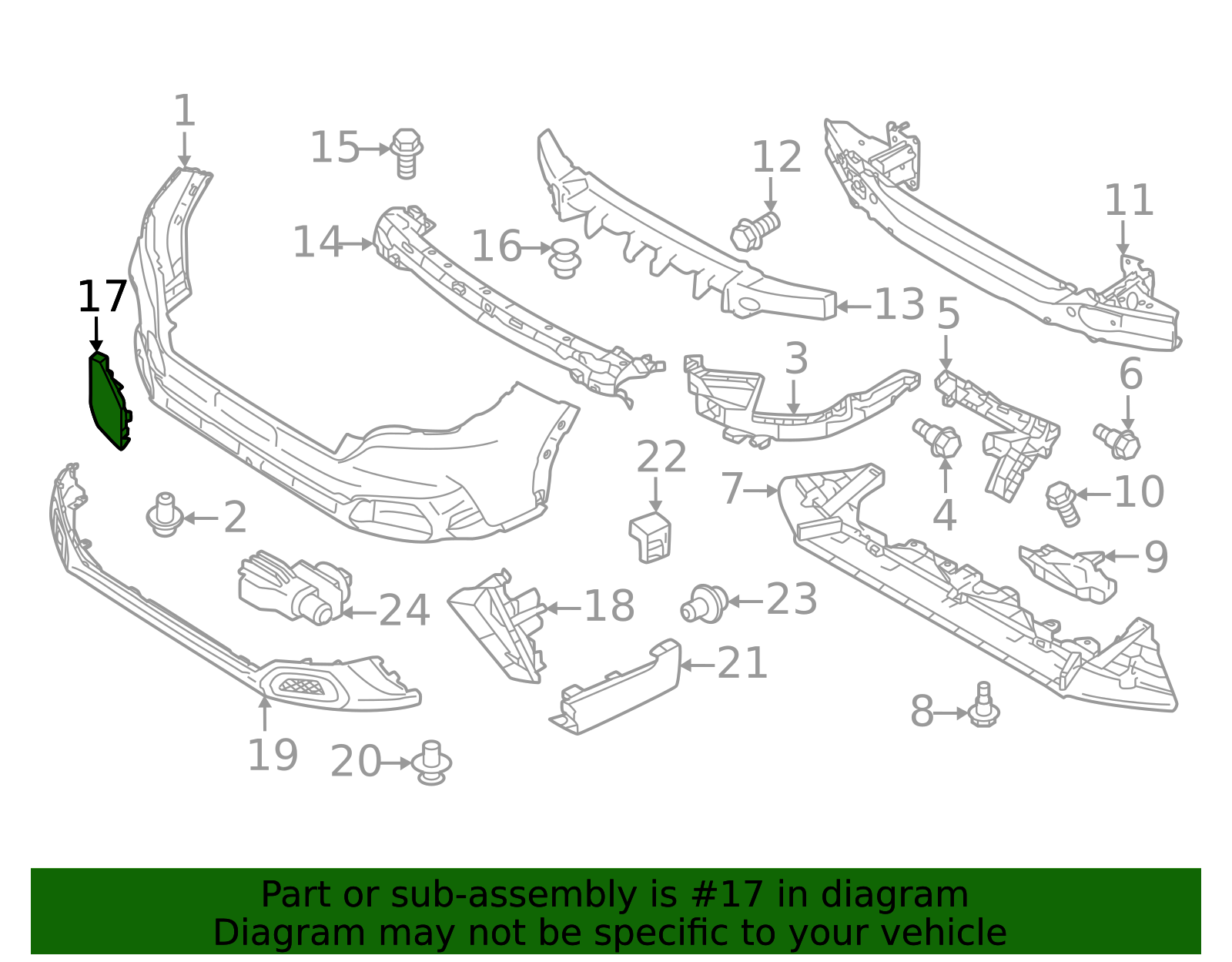 2025 Subaru Forester Tow Eye Cap 57731SL000 | Subaru Online Parts
