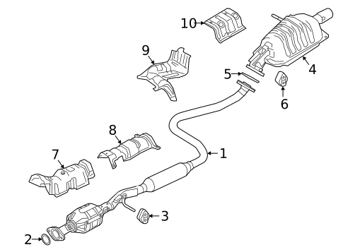 Exhaust Components for 2020 Toyota Yaris #0