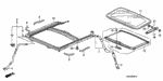 70057SNAA00 - Interior/Bumper: CLIP, SUNROOF DRAIN TUBE for Honda Image
