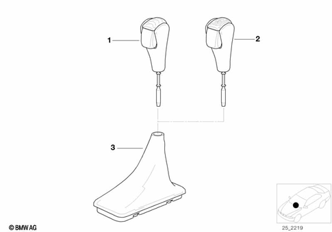 Selector Lever Handles / Covers for 1995 BMW 528i #0