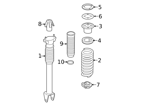 Shocks & Components for 2015 Mercedes-Benz ML400 #0