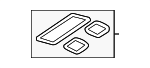 2068300202 - HVAC: Air Distributor Seal Kit for Mercedes-Benz Image
