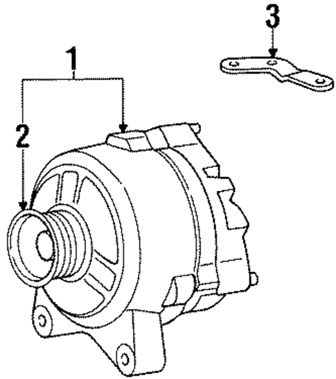 Alternator for 1992 Lincoln Town Car #1