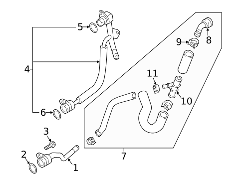 Hoses & Lines for 2017 Audi TTS Quattro #3