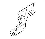 1C0906483A - Emission System: Converter Bracket for Volkswagen: Beetle Image