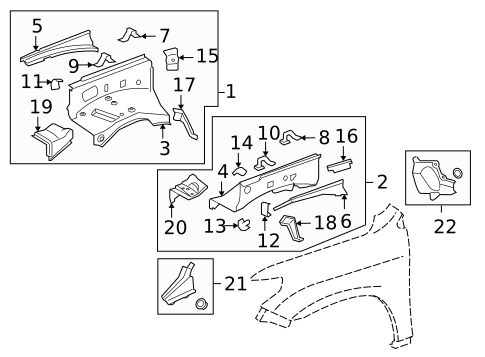 Structural Components & Rails for 2008 Toyota Land Cruiser #0