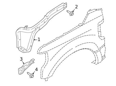 Hood & Components for 2018 Ford F-450 Super Duty #1