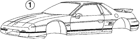 Stripe Tape for 1987 Pontiac Fiero #0