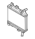 H30515200 - Cooling System: Auxiliary Radiator for Mazda: CX-70, CX-90 Image