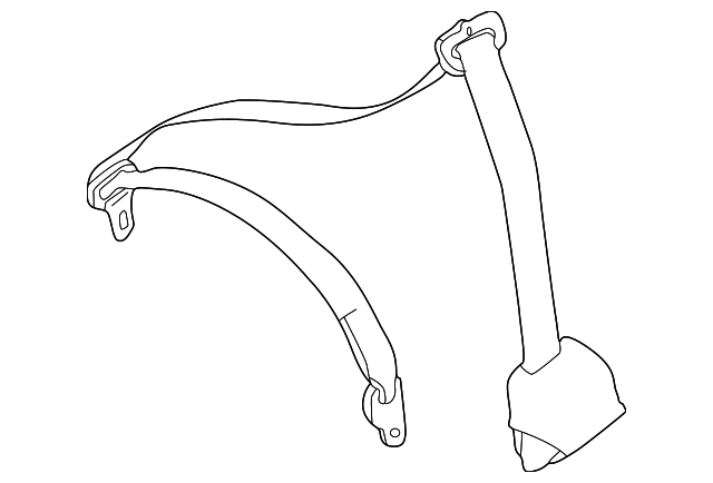 Seat Belt Assembly - BMW (72118235555)