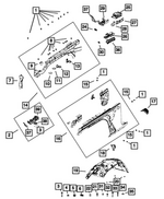 68472660AA - Body Sheet Metal Except Doors: Battery Tray for Jeep: Gladiator, Wrangler Image