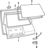6700516171 - Body: Lift Gate for Toyota: Tercel Image