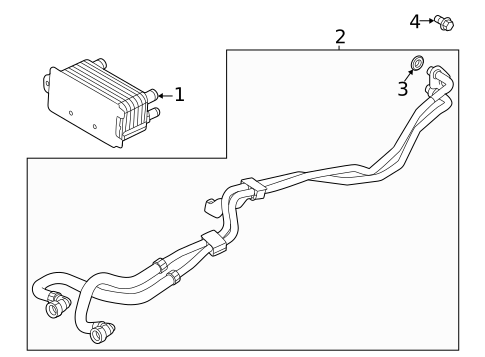 Trans Oil Cooler for 2022 Land Rover Defender 90 #0