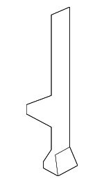 62042KB51B - Body: Impact Bar Bracket for Nissan: GT-R Image