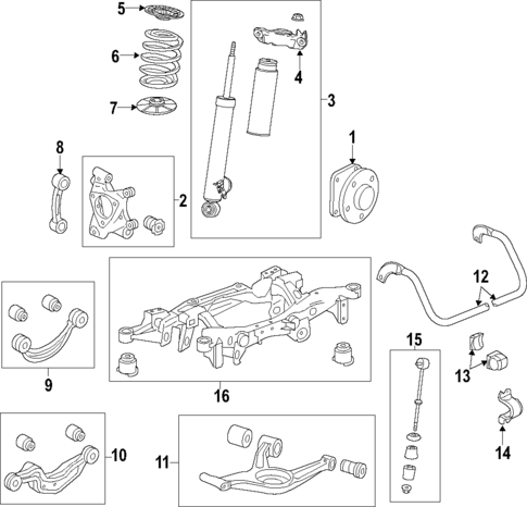 Rear Suspension for 2011 Saab 9-5 #0