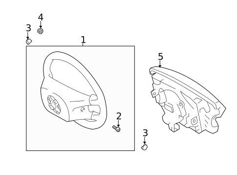 Steering Wheel & Trim for 2006 Toyota Tundra #1