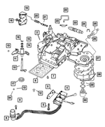 R2119650AB - Automatic Transmission 4 Speed [DG8]: Transfer Plate Body for Mopar Image