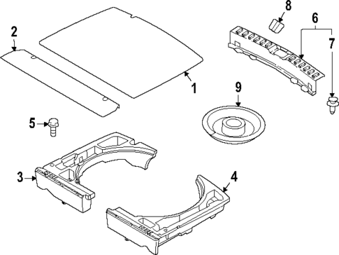 Interior Trim - Rear Body for 2025 Mitsubishi Eclipse Cross #0