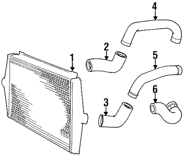 3547356 - Cooling System: Upper Hose for Volvo Image
