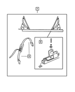 5016511AA - Mopar Accessories - Component Parts: Cargo Tie Down Strap for Mopar Image