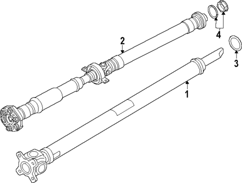 Drive Shaft for 2025 BMW 550e xDrive #0