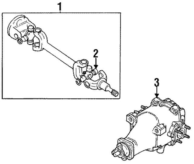 JLM11875E - Suspension: Differential Assembly for Jaguar Image