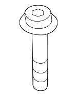 WHT007527 - Electrical: Headlamp Assembly Upper Bolt for Volkswagen: Atlas, Atlas Cross Sport, e-Golf, Golf R, GTI, Jetta, Passat, Taos, Tiguan Image