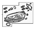5GE941774B - : Headlamp Assembly for Volkswagen Image