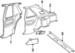 E4ZZ6631012A5D - Body: Trim Panel for Ford: Mustang Image