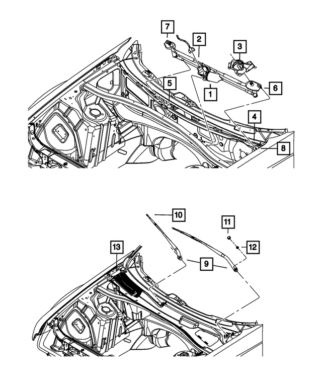 68040243AD - Electrical: Cowl Mucket for Mopar Image image