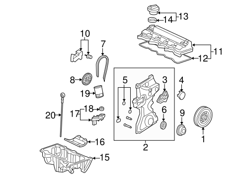 Engine Parts for 2012 Honda Civic | OEM Parts Online