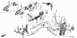 72110TBAA02 - Body/Air Conditioning: LATCH ASSY., R. FR. DOOR POWER for Honda Image