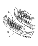 55155921AC - Cooling: Fascia Grille for Mopar Image