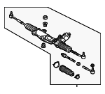 2194601000 - Steering: Gear Assembly for Mercedes-Benz Image
