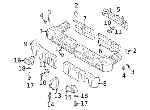 Exhaust Components for 2003 Porsche 911 #1