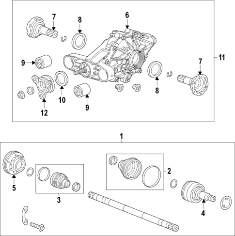 Propeller Shaft for 2025 Cadillac CT5 #0