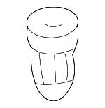 1864510019N - Body: Bulb for Hyundai: Accent, Elantra, Elantra GT, Entourage, Ioniq, Ioniq 5, Kona, Kona Electric, Santa Cruz, Santa Fe, Santa Fe Sport, Santa Fe XL, Sonata, Tucson, Veloster, Veloster N Image