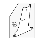 84171T20A01ZA - Body: Lower Center Pillar Trim for Acura Image