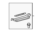 67917AC040A0 - Body: Rear Sill Plate for Toyota Image image