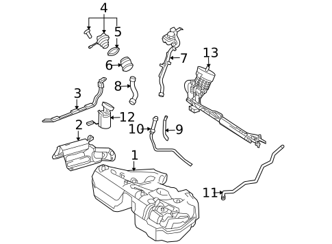 Fuel System Components for 2006 Mercedes-Benz CLS55 AMG #0